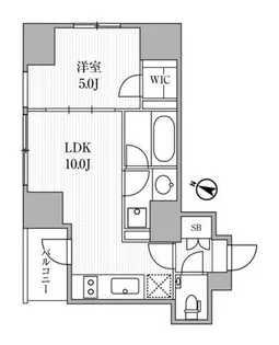 ディームス大手町ノース【2階】の間取り