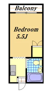 ホワイトハイツ行徳【3階】の間取り