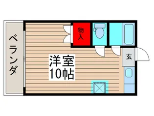 ポートハイツ2【2階】の間取り