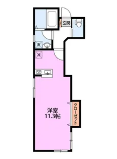 フローリアンII【1階】の間取り