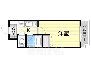 ベルデ堺東【3階】の間取り