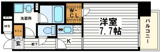 ビエラコート内久宝寺【3階】の間取り