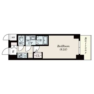 S-RESIDENCE熱田【8階】の間取り