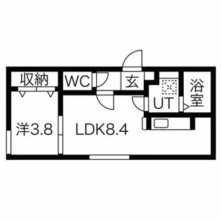 ユーゴーズS5【3階】の間取り