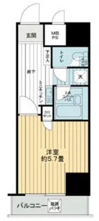 ライオンズプラザ亀戸第2【7階】の間取り