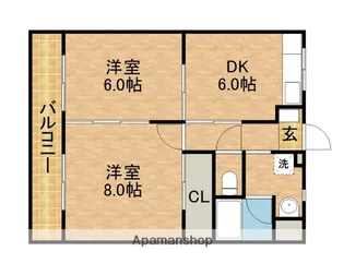 Raffine泉【3階】の間取り