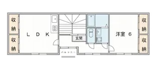 リトルレーク【5階】の間取り