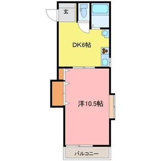パルメディア S【2階】の間取り
