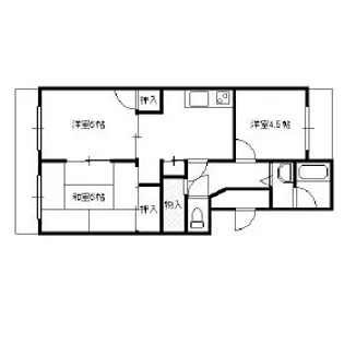 パークシティさがみ野【5階】の間取り