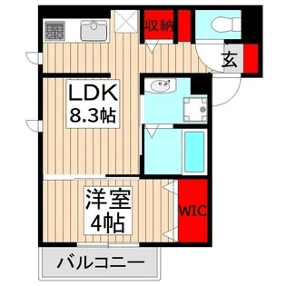 パークレジデンス【1階】の間取り