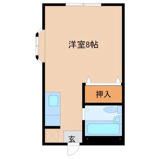 エステートピア藤【2階】の間取り
