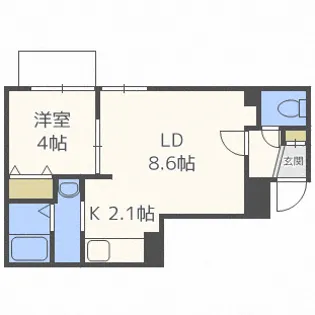 スプレンドール【3階】の間取り