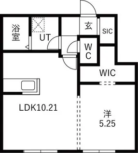 セナリオフォルム柏たなかII【1階】の間取り