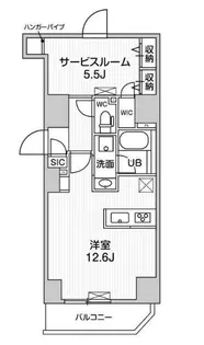 S-RESIDENCE入谷alesia【7階】の間取り