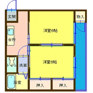 Chats Worth【3階】の間取り