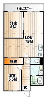CVビル小倉【2階】の間取り