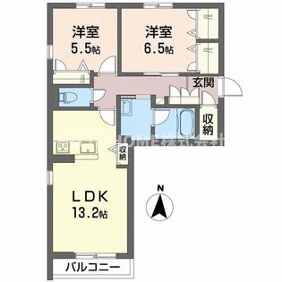 シャーメゾン英和【2階】の間取り
