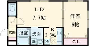 PRESCELTO千歳【2階】の間取り