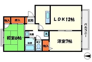 泉美ハイツ【2階】の間取り