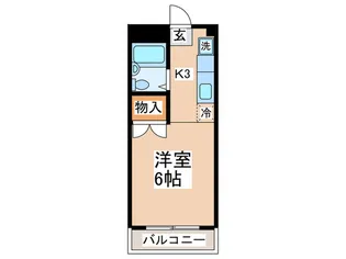 ニューハイム井上【2階】の間取り