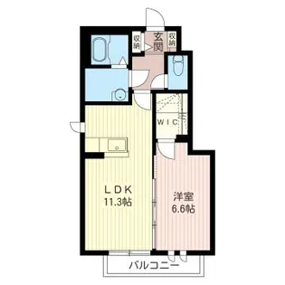 フレグランスII【1階】の間取り