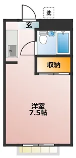 十条ベルクハイム【2階】の間取り