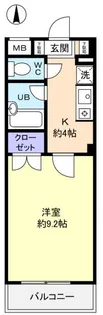 ヴィルヌーブ・カーサ【2階】の間取り