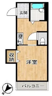 ベリエールハシダ【3階】の間取り