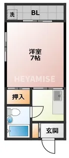 エクセル東長崎【3階】の間取り