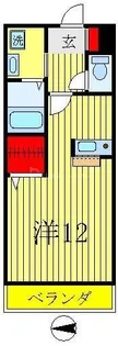 ブルースカイヒルズII【3階】の間取り