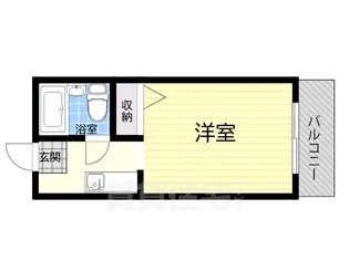 アパートメント東淀川2【4階】の間取り