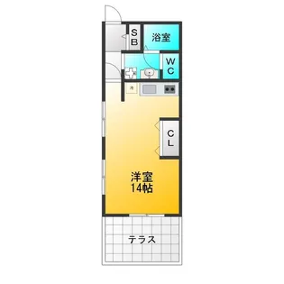 ラ・マドレーヌVII【1階】の間取り