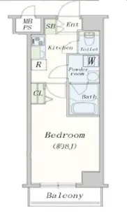 ヴォーガコルテ田端壱番館【3階】の間取り
