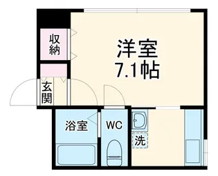 カサフローラ勝田台【3階】の間取り