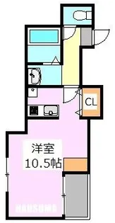 メゾンルミエール【2階】の間取り