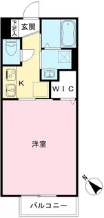 メゾンド・ラ・ラー【1階】の間取り