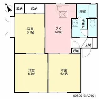 アトレ和泉 A棟【1階】の間取り