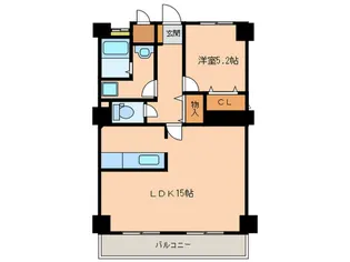 名古庄ビル【5階】の間取り