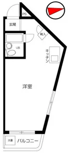 スカイコート下北沢【3階】の間取り