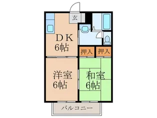 ディアスT【1階】の間取り