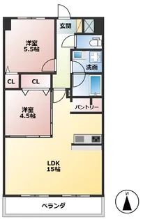 けやきヒルズ【5階】の間取り