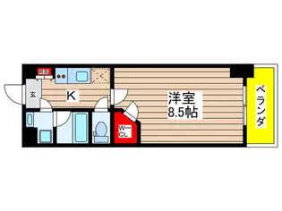ゼスタレジデンス桜山【5階】の間取り