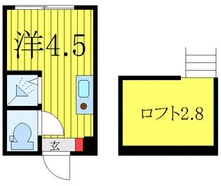 アークプレス神谷【1階】の間取り