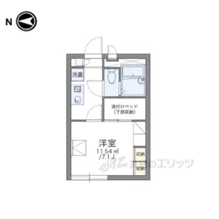 レオパレスプランドール2【2階】の間取り