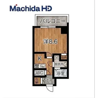 エヌエムキャトフヴァン【3階】の間取り