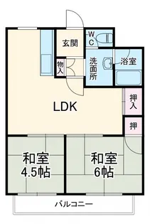 布施ビルI【5階】の間取り