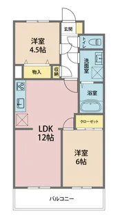 クレールタムラ【3階】の間取り