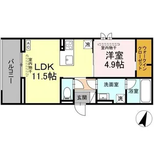 TORISIA本宮 A棟【3階】の間取り