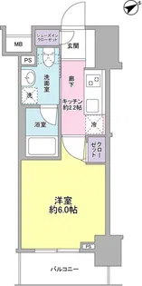 サンピエス大森【9階】の間取り