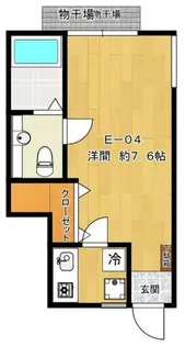 フラッツ ソブリン【1階】の間取り